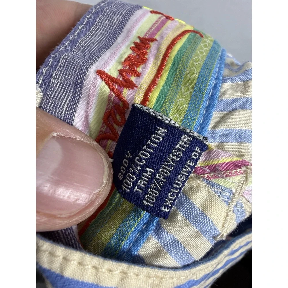 NWT Robert Graham Shorts Men 40 Blue Yellow Pinstripe Side Fastner Colorful Trim